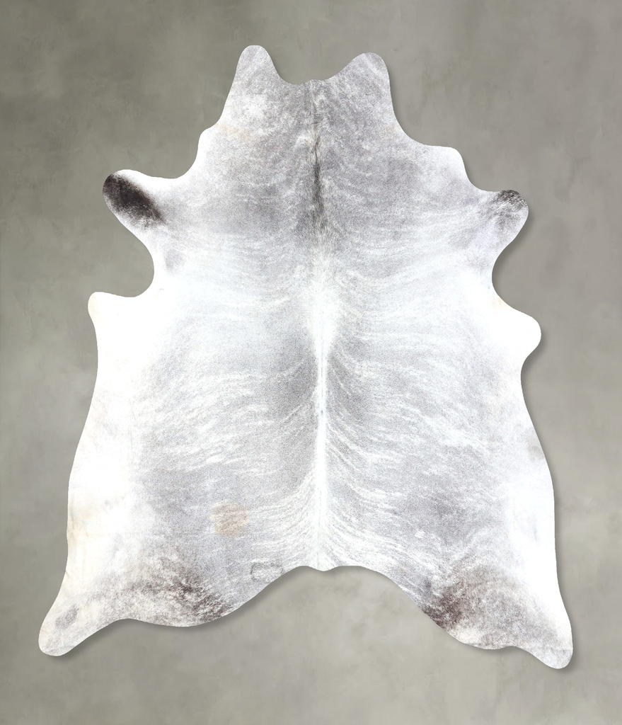 Grey Brindle XX-Large Brazilian Cowhide Rug 7'5"H x 7'1"W #B19161 by Hudson Hides
