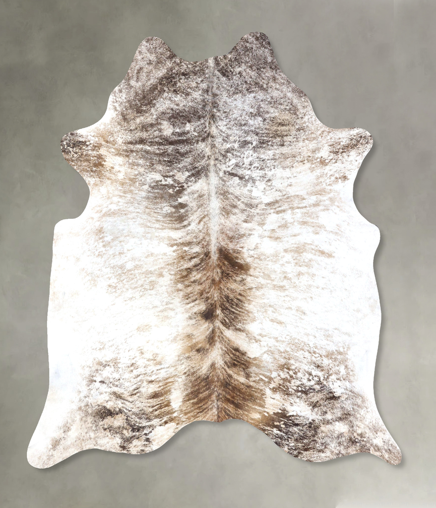 Light Brindle XX-Large Brazilian Cowhide Rug 8'1"H x 6'11"W #B19170 by Hudson Hides