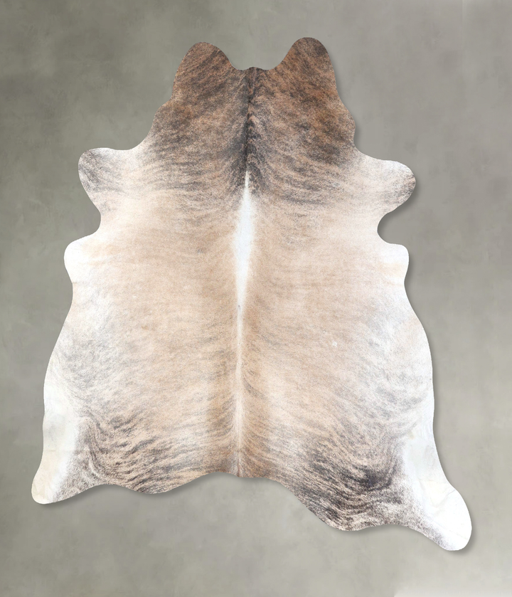 Light Brindle XX-Large Brazilian Cowhide Rug 7'7"H x 7'0"W #B19176 by Hudson Hides
