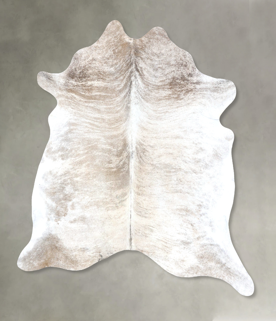 Light Brindle XX-Large Brazilian Cowhide Rug 7'8"H x 6'8"W #B19177 by Hudson Hides
