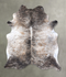 Grey Brindle XX-Large Brazilian Cowhide Rug 8'2