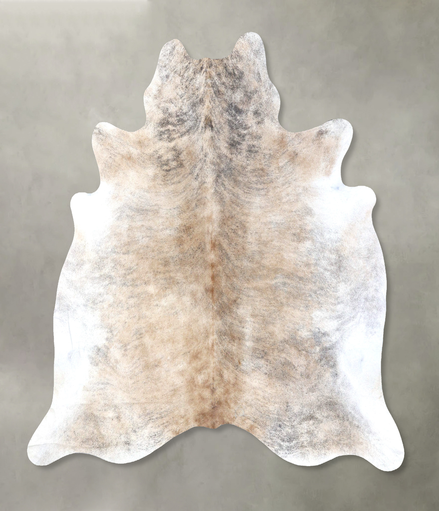 Light Brindle XX-Large Brazilian Cowhide Rug 7'2"H x 7'1"W #B19202 by Hudson Hides