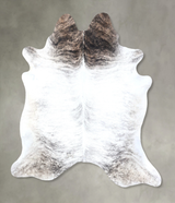 Grey Brindle XX-Large Brazilian Cowhide Rug 7'6"H x 7'3"W #B19205 by Hudson Hides