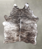 Grey Brindle X-Large Brazilian Cowhide Rug 7'7