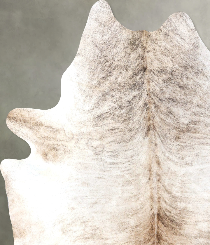 Light Brindle XX-Large Brazilian Cowhide Rug 7'11"H x 6'7"W #B19214 by Hudson Hides