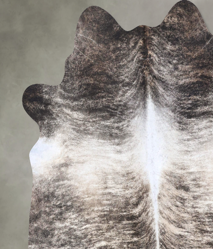Grey Brindle XX-Large Brazilian Cowhide Rug 7'11"H x 7'2"W #B19216 by Hudson Hides