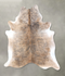 Light Brindle XX-Large Brazilian Cowhide Rug 8'1