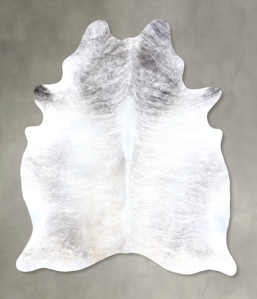 Grey Brindle XX-Large Brazilian Cowhide Rug 8'0"H x 6'6"W #B19222 by Hudson Hides