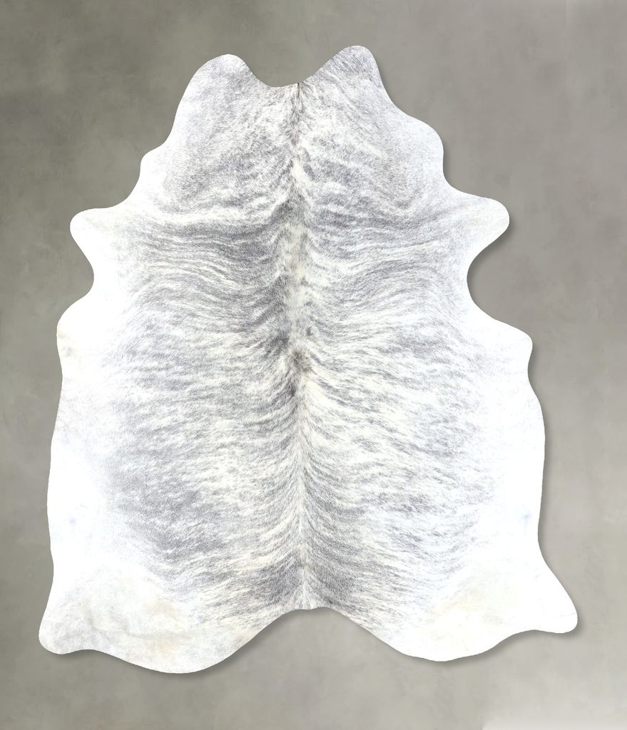 Grey Brindle XX-Large Brazilian Cowhide Rug 8'3"H x 6'6"W #B19228 by Hudson Hides