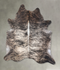 Grey Brindle XX-Large Brazilian Cowhide Rug 8'1