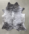 Grey Brindle XX-Large Brazilian Cowhide Rug 8'2