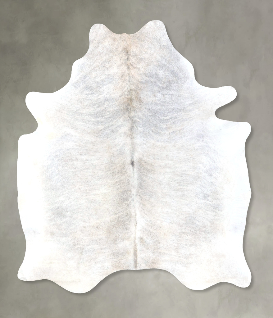 Grey Brindle X-Large Brazilian Cowhide Rug 7'7"H x 5'11"W #B19232 by Hudson Hides