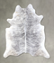 Grey Brindle XX-Large Brazilian Cowhide Rug 7'8