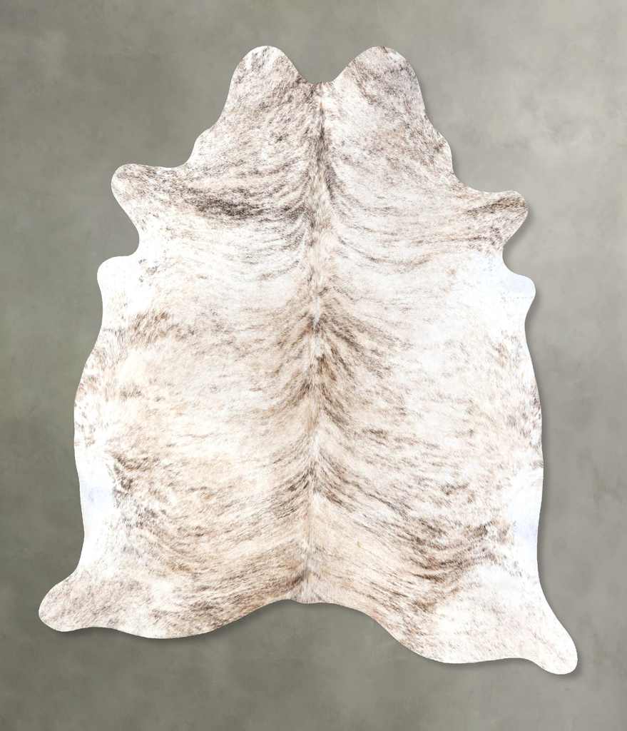 Light Brindle XX-Large Brazilian Cowhide Rug 7'10"H x 6'6"W #B19238 by Hudson Hides