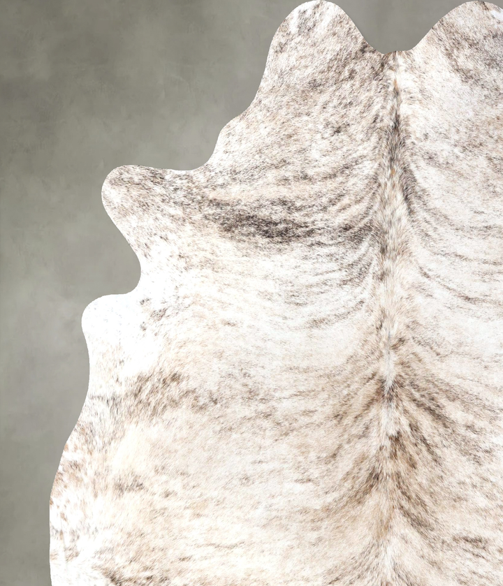 Light Brindle XX-Large Brazilian Cowhide Rug 7'10"H x 6'6"W #B19238 by Hudson Hides