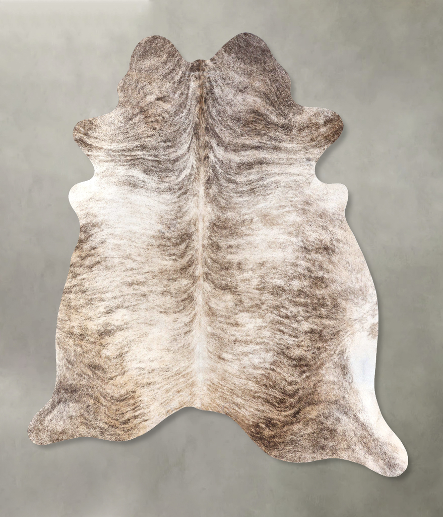 Light Brindle XX-Large Brazilian Cowhide Rug 7'6"H x 6'10"W #B19241 by Hudson Hides