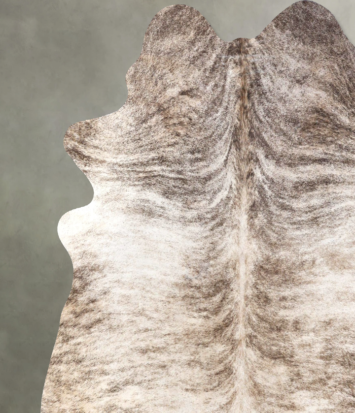 Light Brindle XX-Large Brazilian Cowhide Rug 7'6"H x 6'10"W #B19241 by Hudson Hides
