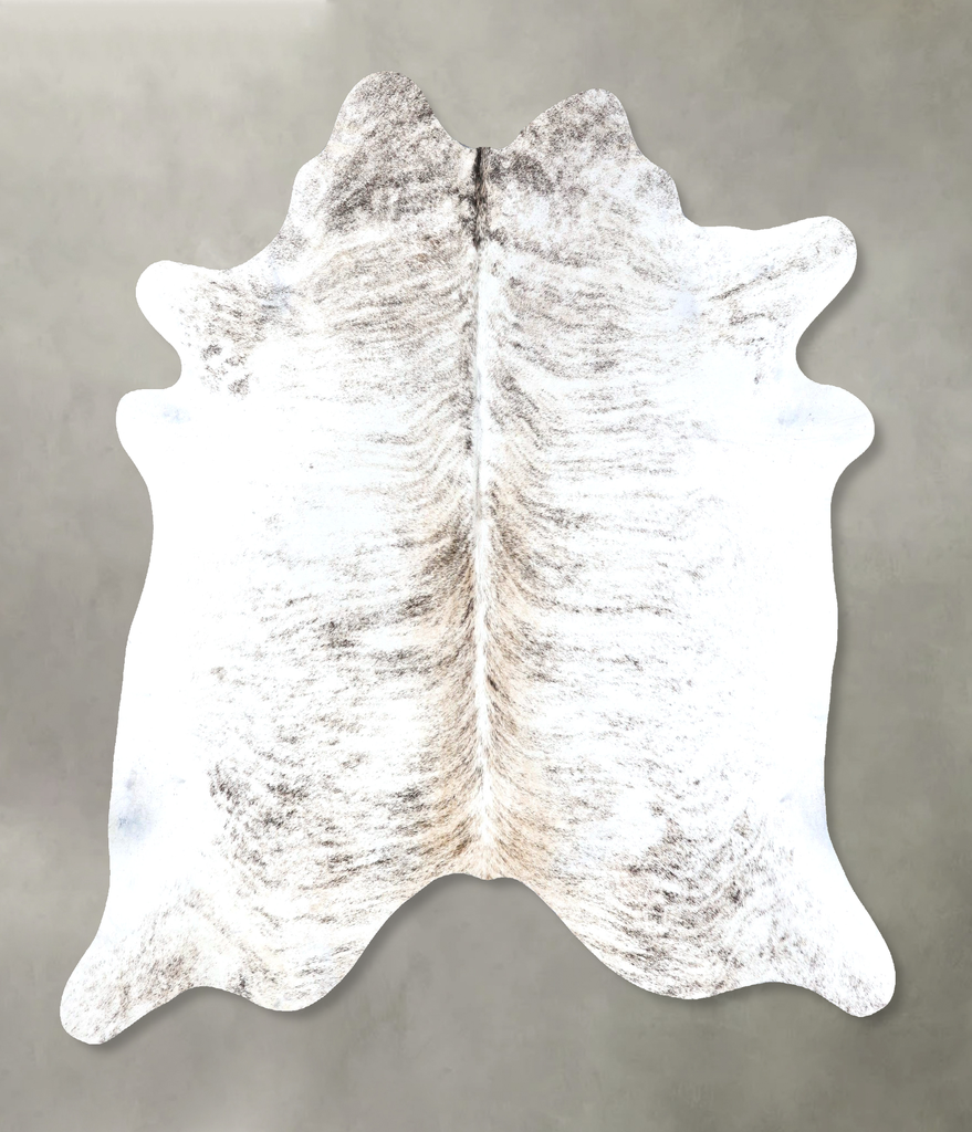 Light Brindle X-Large Brazilian Cowhide Rug 6'9"H x 6'9"W #B19244 by Hudson Hides