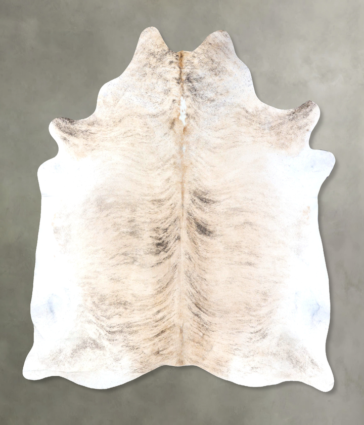 Light Brindle XX-Large Brazilian Cowhide Rug 7'10"H x 6'8"W #B19247 by Hudson Hides