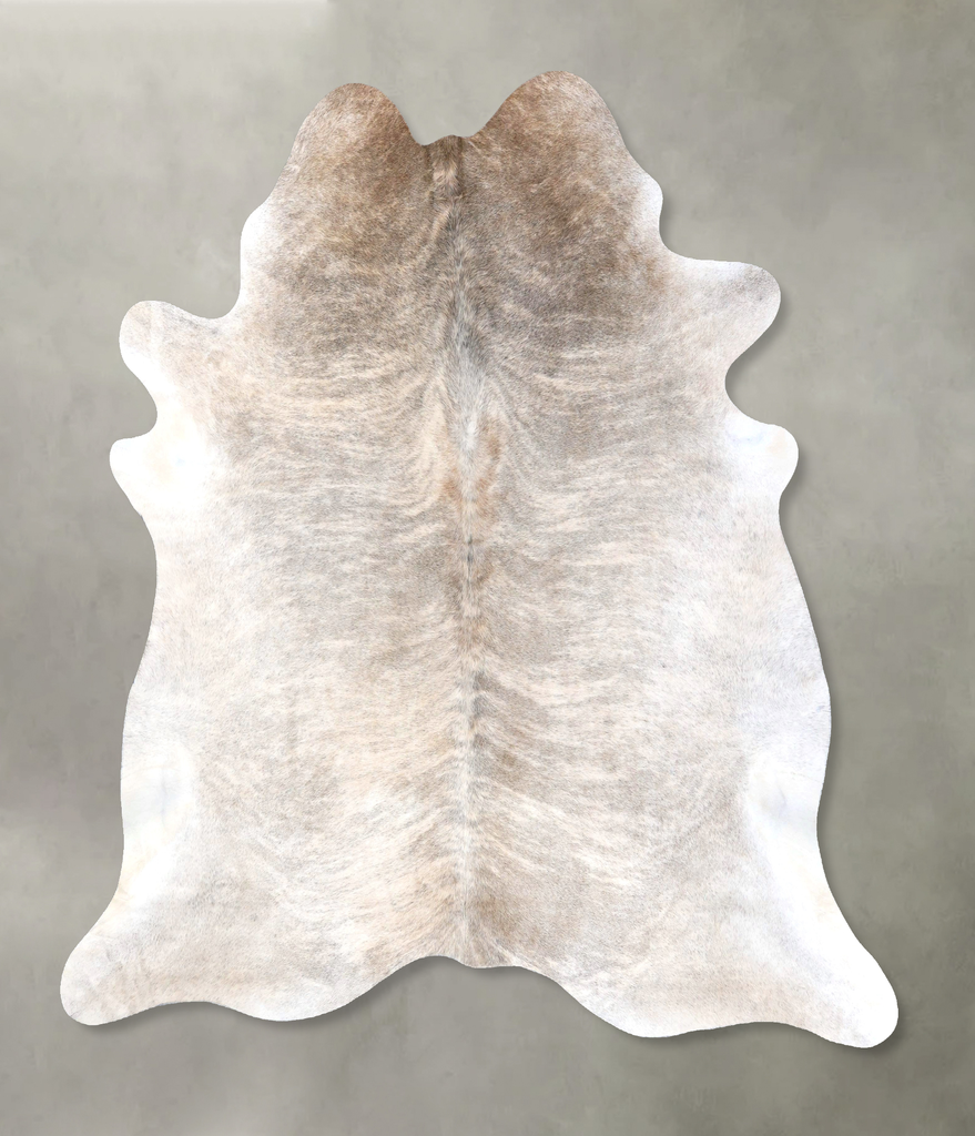 Light Brindle XX-Large Brazilian Cowhide Rug 7'7"H x 7'0"W #B19250 by Hudson Hides