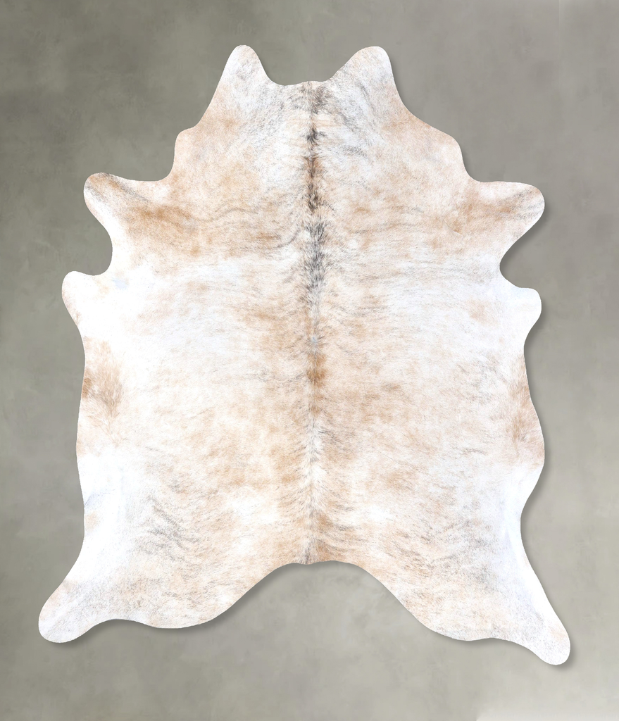Light Brindle X-Large Brazilian Cowhide Rug 7'6"H x 6'4"W #B19251 by Hudson Hides
