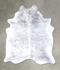 Grey Brindle XX-Large Brazilian Cowhide Rug 8'1