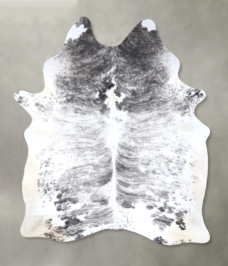 Grey Brindle X-Large Brazilian Cowhide Rug 8'4"H x 5'11"W #B19257 by Hudson Hides