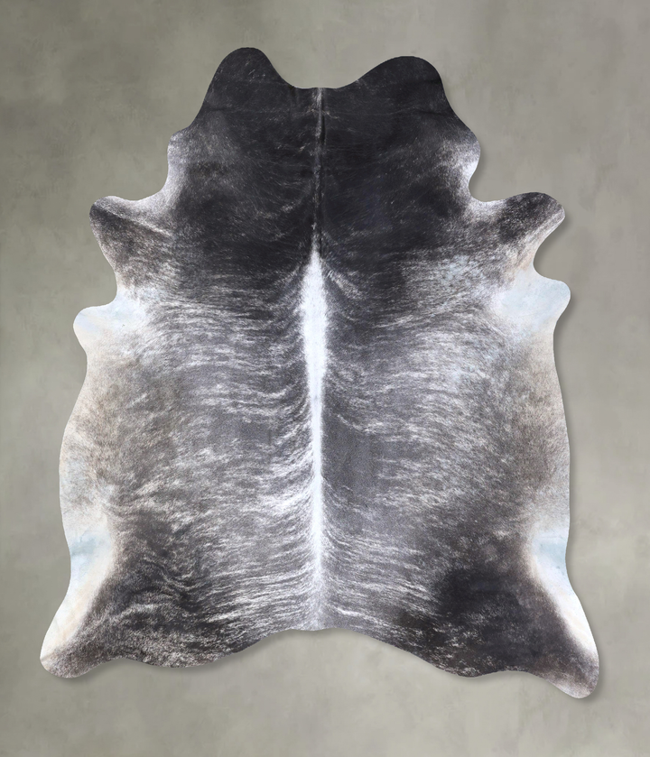 Grey Brindle XX-Large Brazilian Cowhide Rug 8'3"H x 6'6"W #B19270 by Hudson Hides