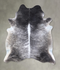 Grey Brindle XX-Large Brazilian Cowhide Rug 8'3