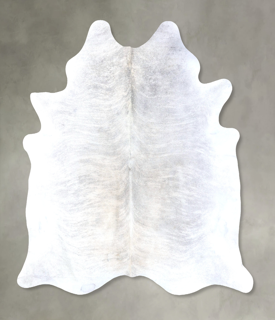 Grey Brindle XX-Large Brazilian Cowhide Rug 8'3"H x 7'1"W #B19286 by Hudson Hides
