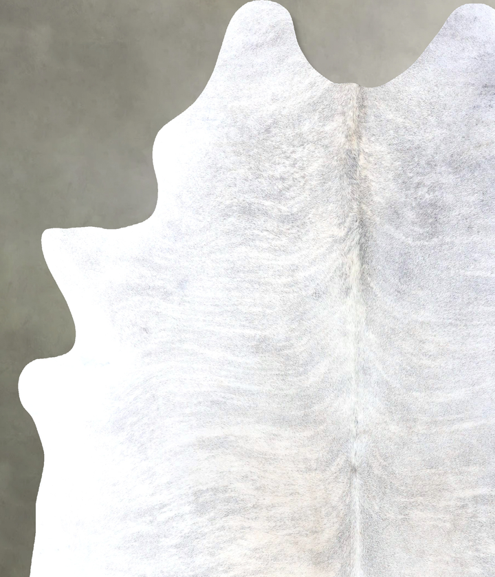 Grey Brindle XX-Large Brazilian Cowhide Rug 8'3"H x 7'1"W #B19286 by Hudson Hides