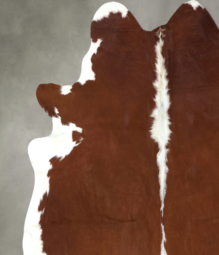 Hereford XX-Large Brazilian Cowhide Rug 7'9"H x 7'5"W #B19292 by Hudson Hides