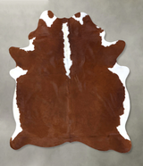 Hereford X-Large Brazilian Cowhide Rug 7'2"H x 5'8"W #B19295 by Hudson Hides