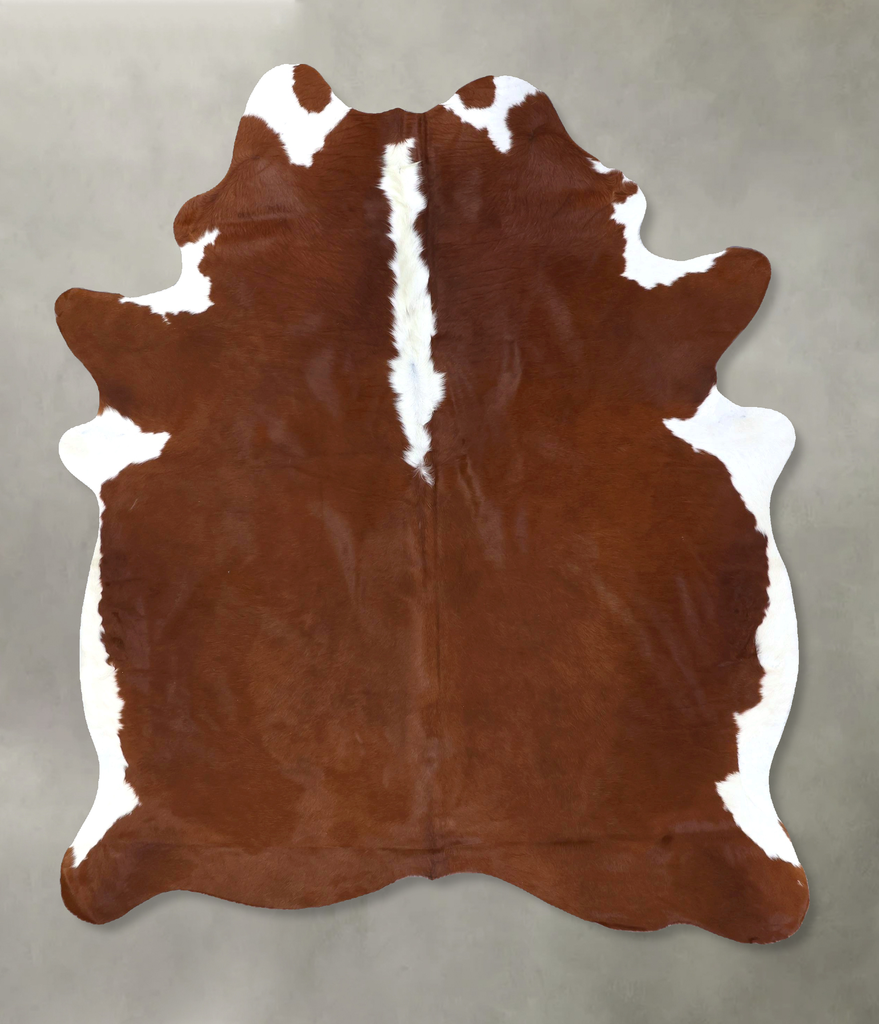 Hereford X-Large Brazilian Cowhide Rug 7'2"H x 5'8"W #B19295 by Hudson Hides