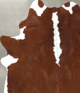 Hereford X-Large Brazilian Cowhide Rug 7'2"H x 5'8"W #B19295 by Hudson Hides