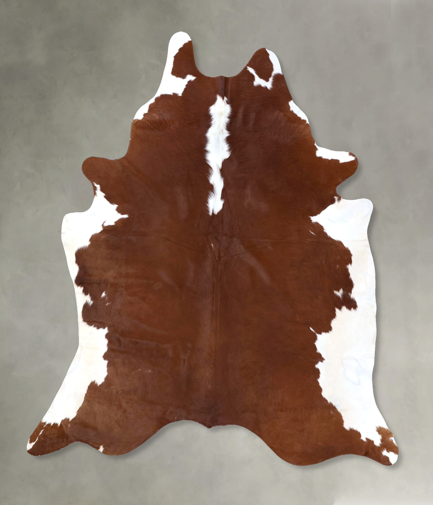 Hereford XX-Large Brazilian Cowhide Rug 7'9"H x 6'8"W #B19296 by Hudson Hides