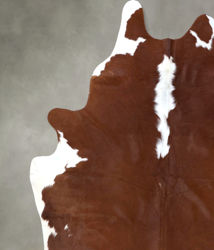 Hereford XX-Large Brazilian Cowhide Rug 7'9"H x 6'8"W #B19296 by Hudson Hides