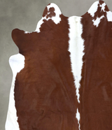 Hereford XX-Large Brazilian Cowhide Rug 7'7"H x 7'1"W #B19299 by Hudson Hides