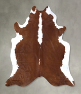 Hereford XX-Large Brazilian Cowhide Rug 8'0"H x 6'11"W #B19303 by Hudson Hides
