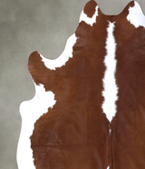 Hereford XX-Large Brazilian Cowhide Rug 8'0"H x 6'11"W #B19303 by Hudson Hides