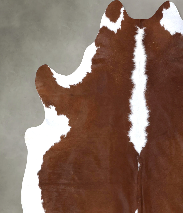 Hereford XX-Large Brazilian Cowhide Rug 8'0"H x 6'11"W #B19303 by Hudson Hides