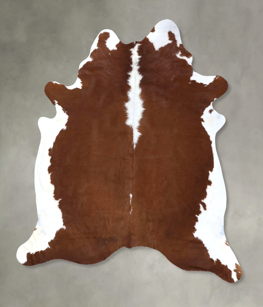 Hereford X-Large Brazilian Cowhide Rug 7'9"H x 6'5"W #B19305 by Hudson Hides