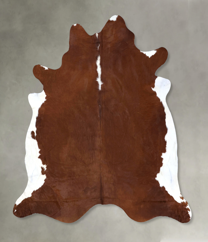 Hereford XX-Large Brazilian Cowhide Rug 8'2"H x 7'7"W #B19307 by Hudson Hides