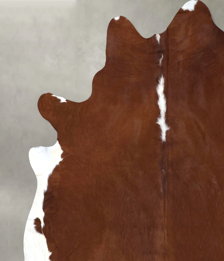 Hereford XX-Large Brazilian Cowhide Rug 8'2"H x 7'7"W #B19307 by Hudson Hides