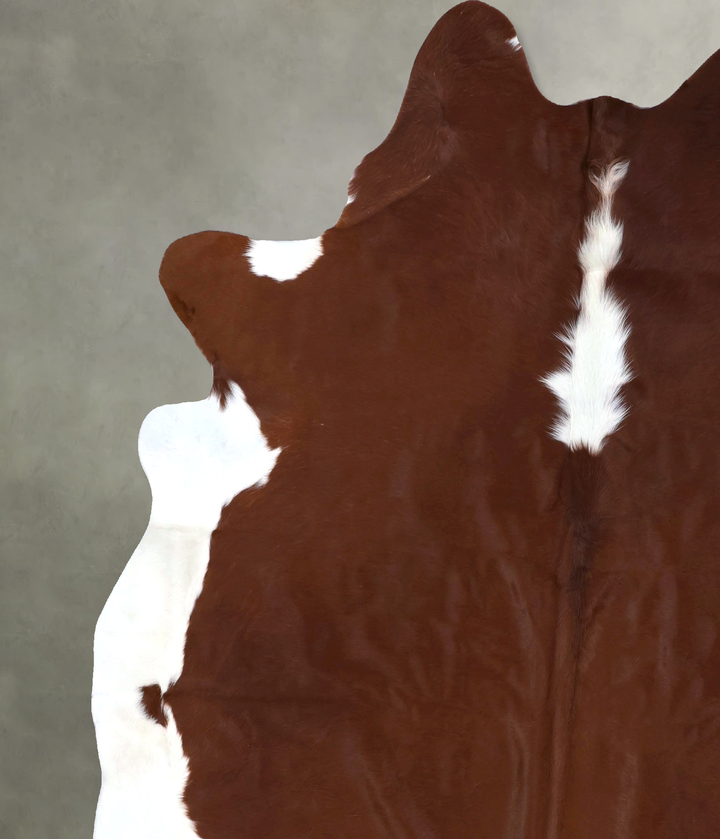 Hereford XX-Large Brazilian Cowhide Rug 8'4"H x 7'3"W #B19311 by Hudson Hides