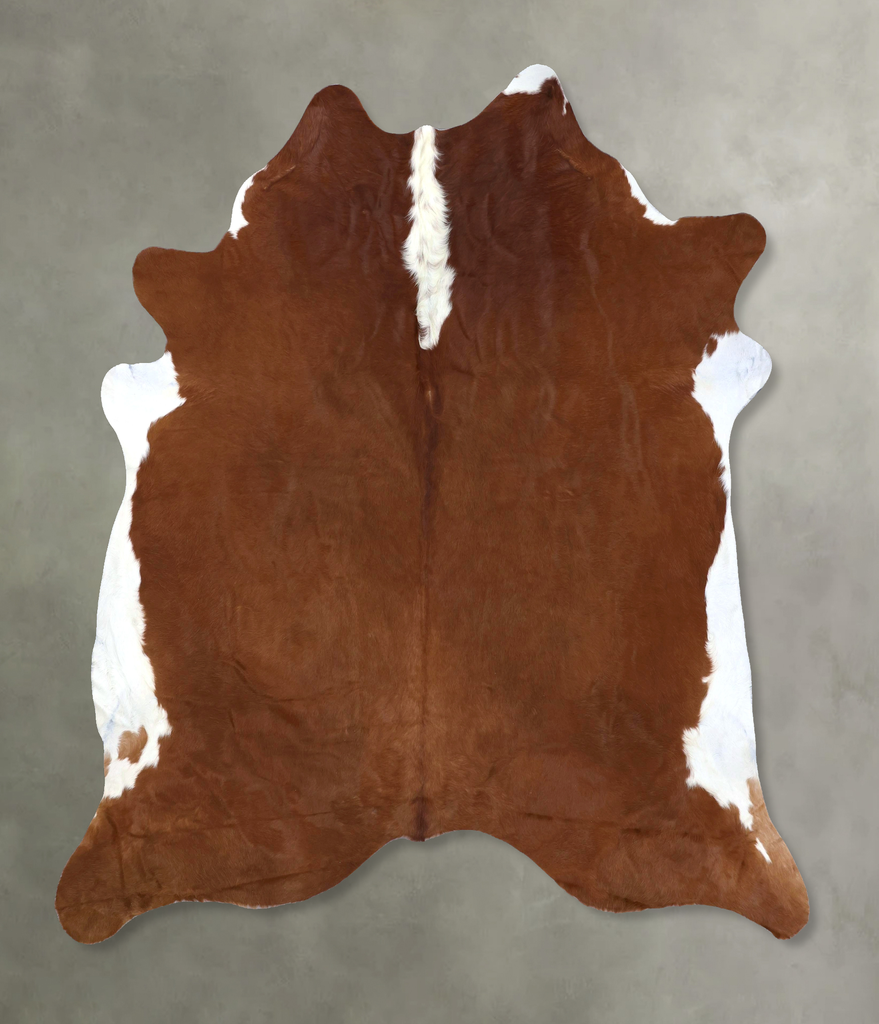Hereford XX-Large Brazilian Cowhide Rug 7'11"H x 7'5"W #B19312 by Hudson Hides