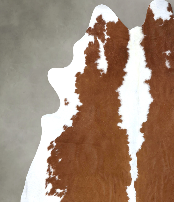 Hereford XX-Large Brazilian Cowhide Rug 7'11"H x 7'2"W #B19313 by Hudson Hides