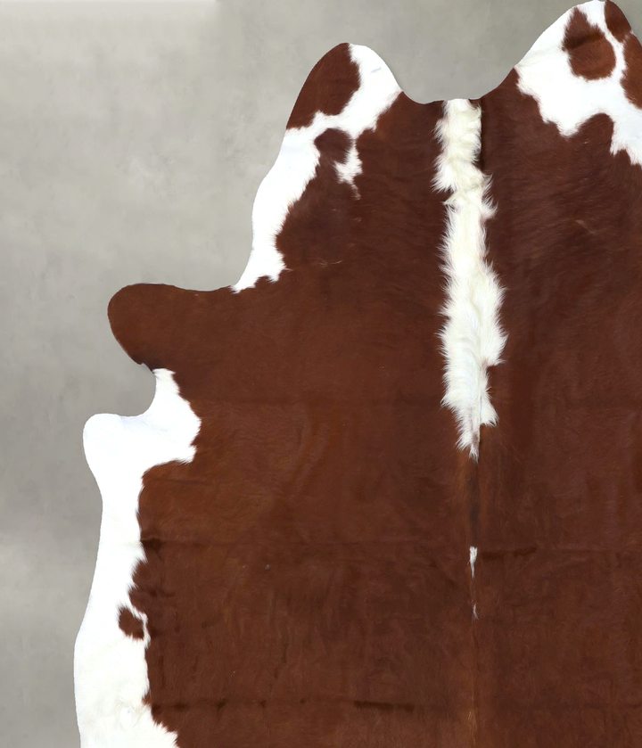 Hereford XX-Large Brazilian Cowhide Rug 7'6"H x 6'8"W #B19316 by Hudson Hides