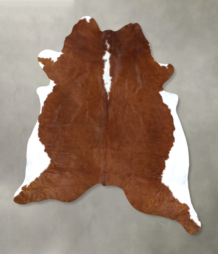 Hereford XX-Large Brazilian Cowhide Rug 8'2"H x 7'2"W #B19317 by Hudson Hides