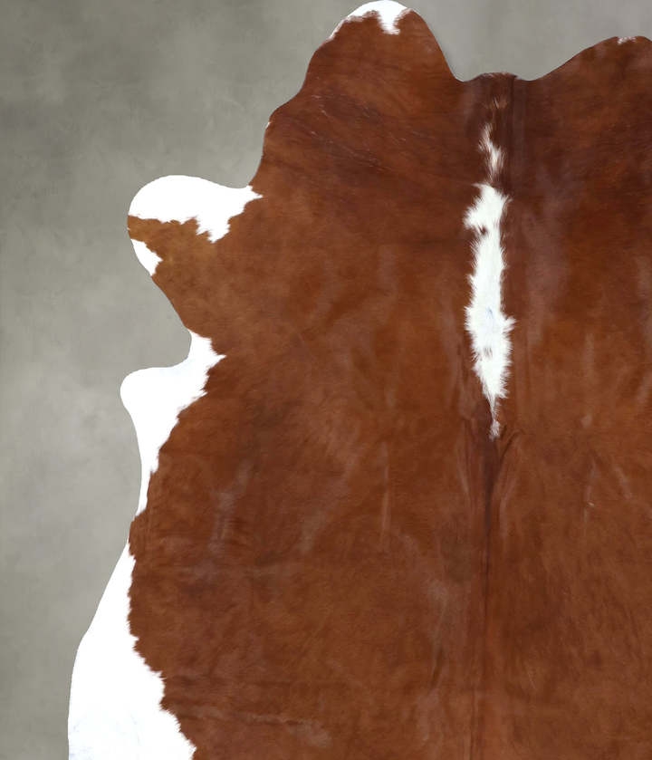 Hereford XX-Large Brazilian Cowhide Rug 8'2"H x 7'2"W #B19317 by Hudson Hides